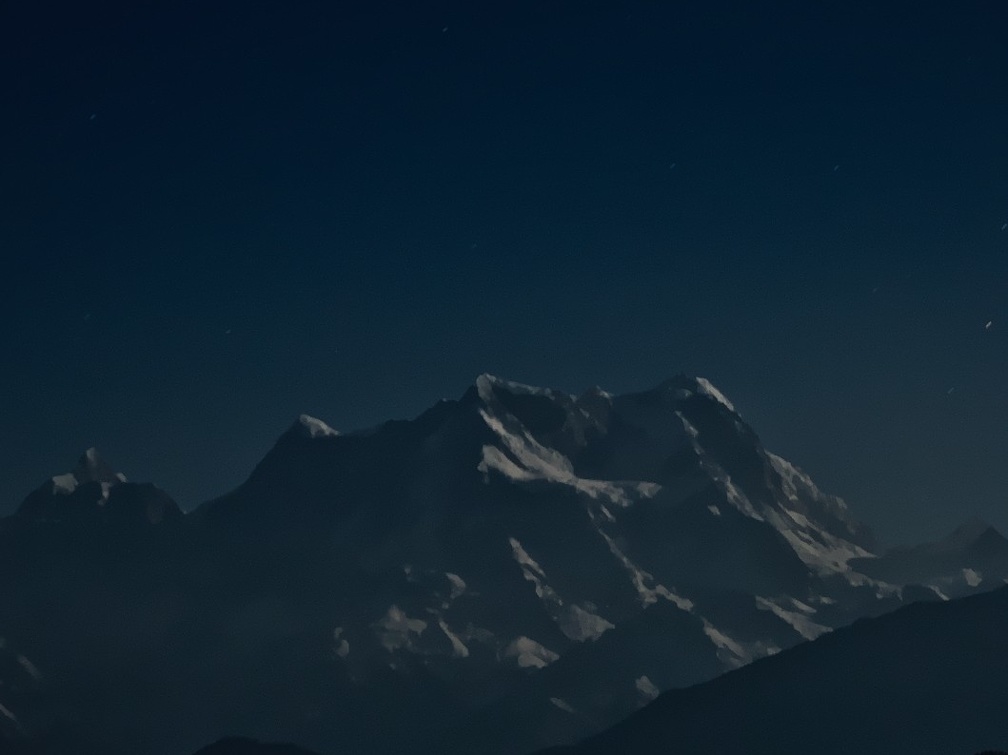 Moonlit Himalayas