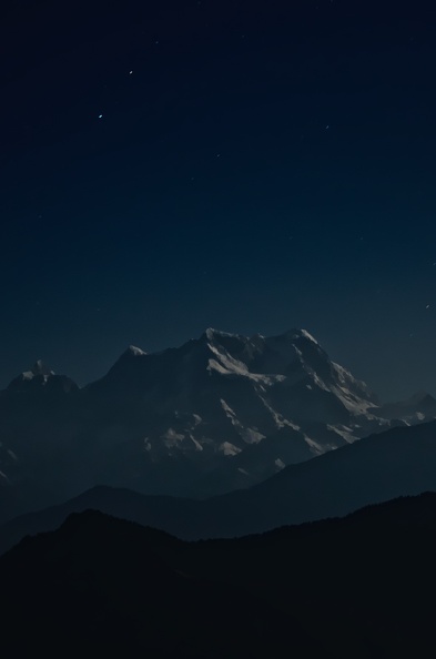 Moonlit Himalayas